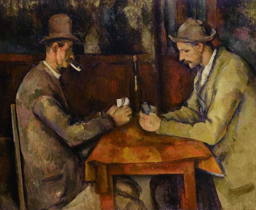 Los jugadores de cartas - Paul Cezanne
