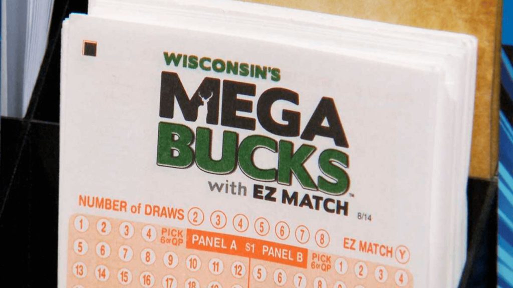 Noletos de loteria Wisconsins Mega Bucks