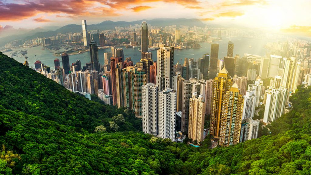 Peak Road en Hong Kong